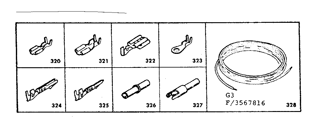 Wiring and wiring terminals