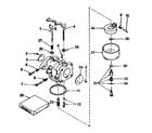 Craftsman 143680012 carburetor diagram