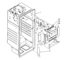 Kenmore 1068668114 liner parts diagram