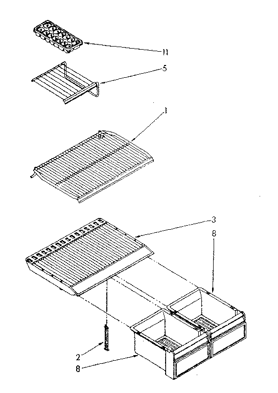 Shelf parts