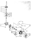 Brake, clutch, gearcase, motor and pump