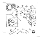 Kenmore 1162645287 hose and attachment parts diagram