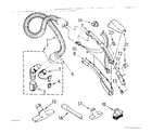 Kenmore 1162743587 hose and attachment parts diagram