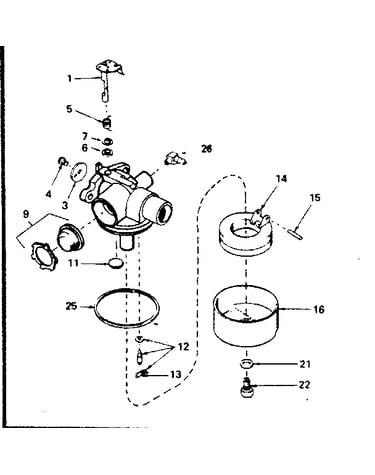 Carburetor no. 632387