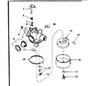 Craftsman 143384052 carburetor no. 632387 diagram
