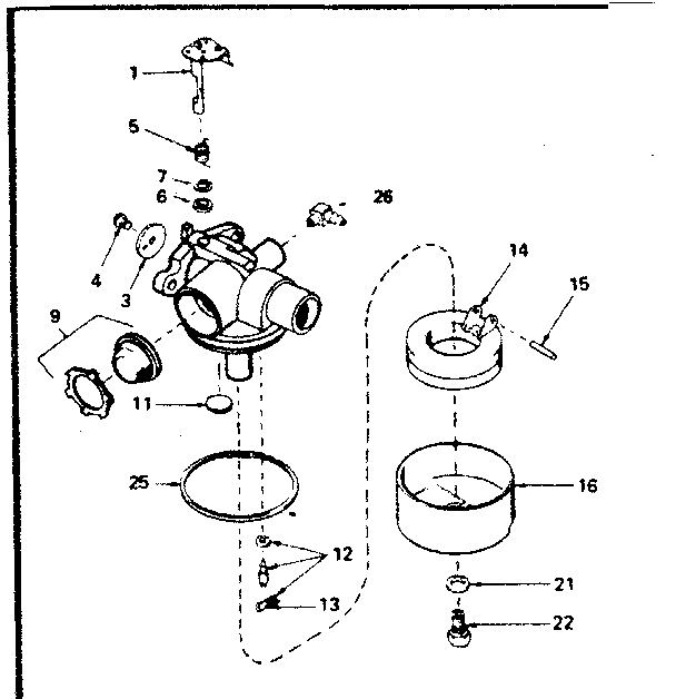 Carburetor no. 632387