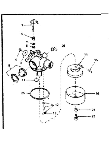 Carburetor no. 632387