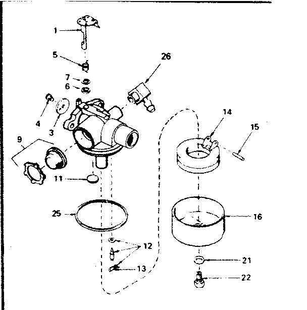 Carburetor no. 632389