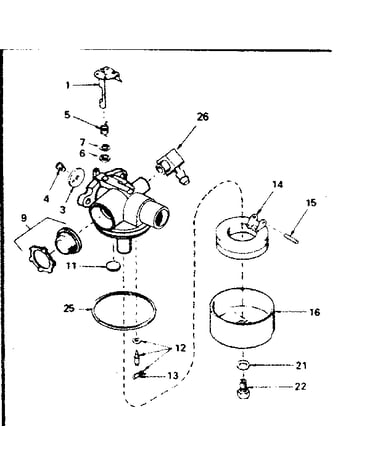Carburetor no. 632389