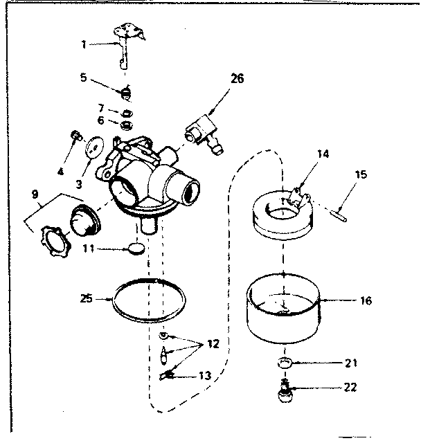 Carburetor no. 632389