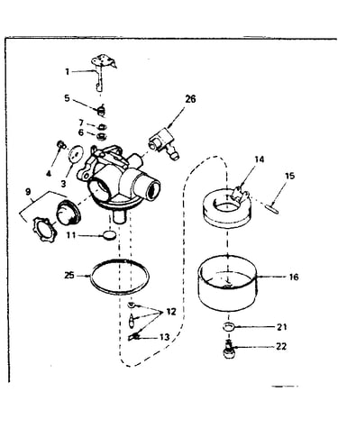 Carburetor no. 632389
