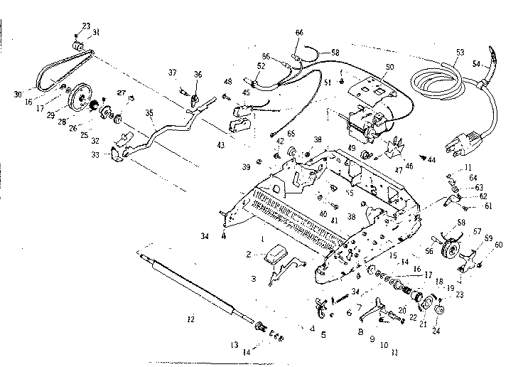 CHASSIS AND POWER MECHANISM