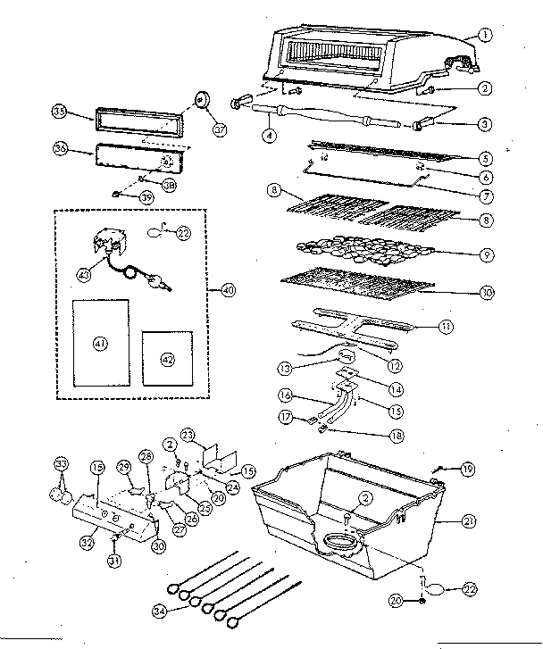 Burner section