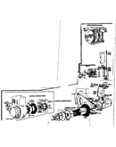 Gear reduction, mechanical governor and starter parts