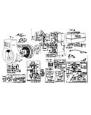 Fuel system, magneto and blower housing parts