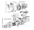 Briggs & Stratton 6B-SF (901010 - 901999) recoil and electric starter parts diagram