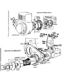 Recoil and electric starter parts