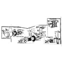 Briggs & Stratton 8FB gear reduction, mechanical gov. and starter diagram
