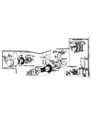 Gear reduction, mechanical gov. and starter