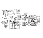 Briggs & Stratton 8B-H (904010 - 904799) fuel system and blower housing parts diagram