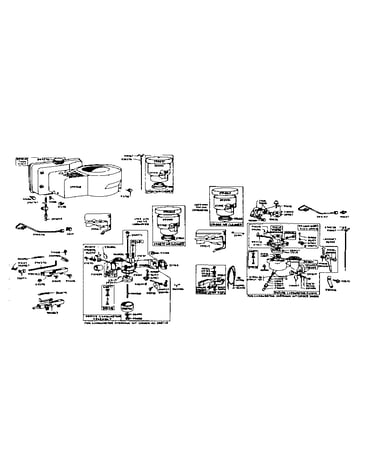 Fuel system and blower housing parts
