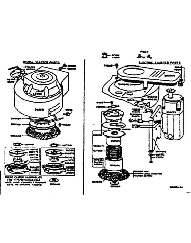 Starter parts