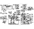 Briggs & Stratton 8B-HA (904800 - 904999) fuel system and blower housing parts diagram