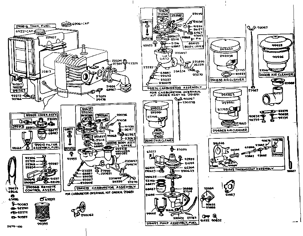 Fuel system parts