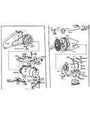Electric starter - generator unit parts