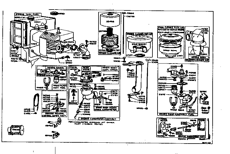 Fuel system parts