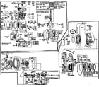 Briggs & Stratton 19-R6D (0010 - 0041) flywheel, blower housing and ignition system parts diagram