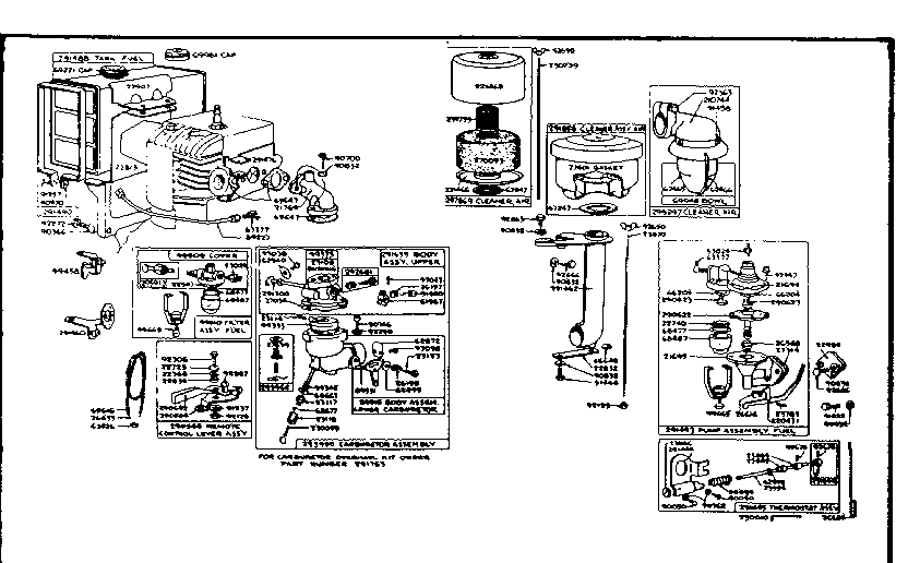 Fuel system parts