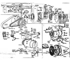 Briggs & Stratton 23A-B (0010 - 0041) engine assembly diagram