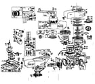Briggs & Stratton 81500 TO 81597 (0110 - 0137) replacement parts diagram