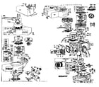 Briggs & Stratton 80700 TO 80797 (0010 - 0045) replacement parts diagram