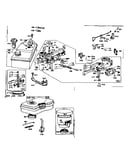 Carburetor and fuel tank assembly