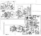 Briggs & Stratton 141300 TO 141457 (0110 - 0170) flywheel assembly diagram