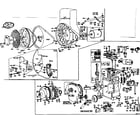 Briggs & Stratton 142300 TO 142457 (0010 - 0076) flywheel assembly diagram