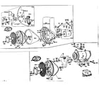 Briggs & Stratton 143300 TO 143457 (0110 - 0293) flywheel assembly diagram