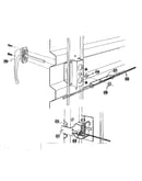 Lock handle and spring latch assembly