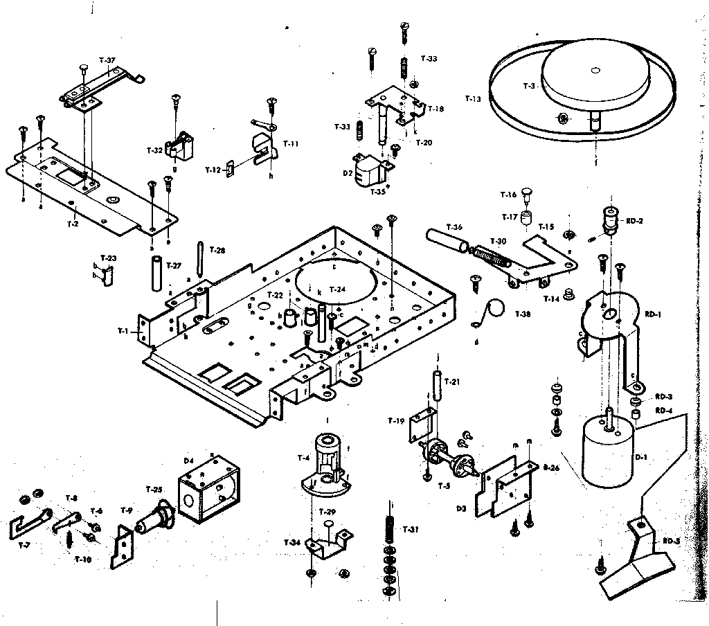 Tape deck parts