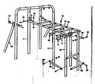 Sears 70172011-80 climber assembly exploded diagram