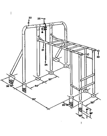 Installation assembly no. 1