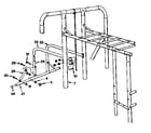Sears 70172111-81 parallel bar assembly no. 2 diagram