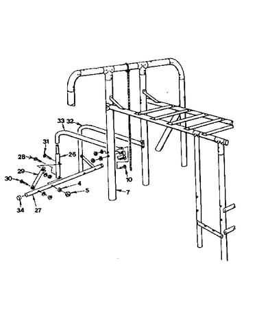 Parallel bar assembly no. 2