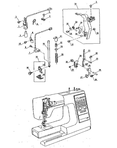 Presser bar assembly