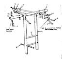 Sears 70172813-81 top bar assembly no. 12 diagram