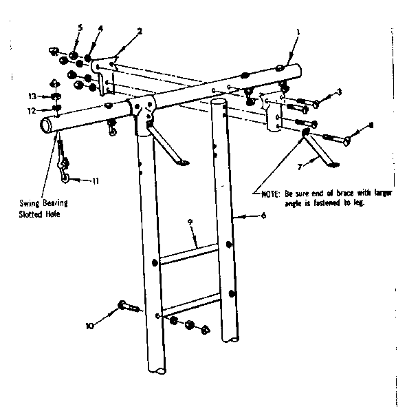 Top bar assembly no. 12
