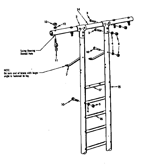 Top bar assembly no.15