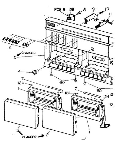 Cassette door assembly